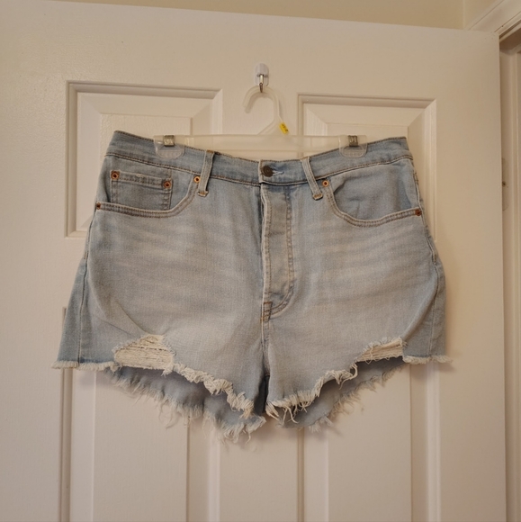 Jessica Simpson Hug Me Distressed Shorts - Picture 3 of 10